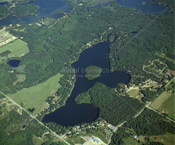 School Section Lake in Mecosta County, Michigan